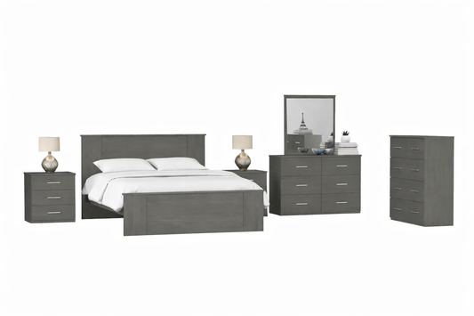 Queen Victorian (AUSSIE MADE) 3 Piece (BEDSIDE) Bedroom Suite - Assorted Colours