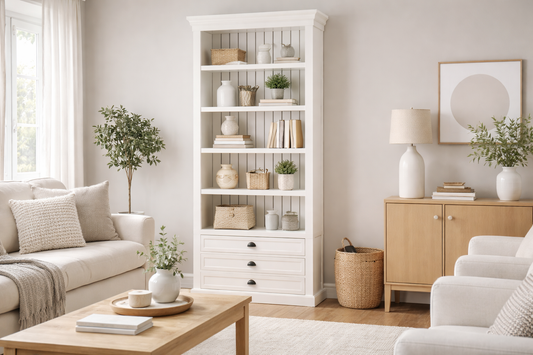 Daria (AUSSIE MADE) Highline Bookcase With 3 Drawers Collection - Assorted Painted Colours