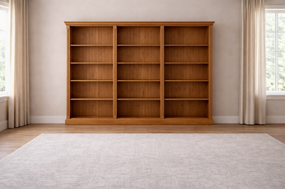 Federation (AUSSIE MADE) Bookcase - (4 SECTIONS) Pigeon Paired Collection - Assorted Stained Colours