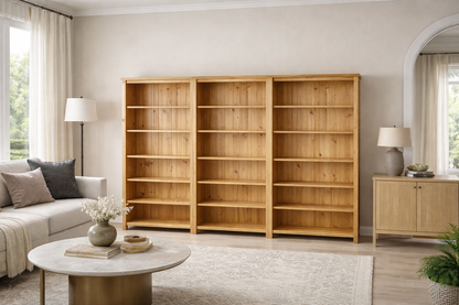 Calistoga (AUSSIE MADE) Bookcase (4 SECTIONS) Pigeon Paired Collection - Assorted Stained Colours
