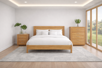 Double Alameda Timber Bed - As Pictured