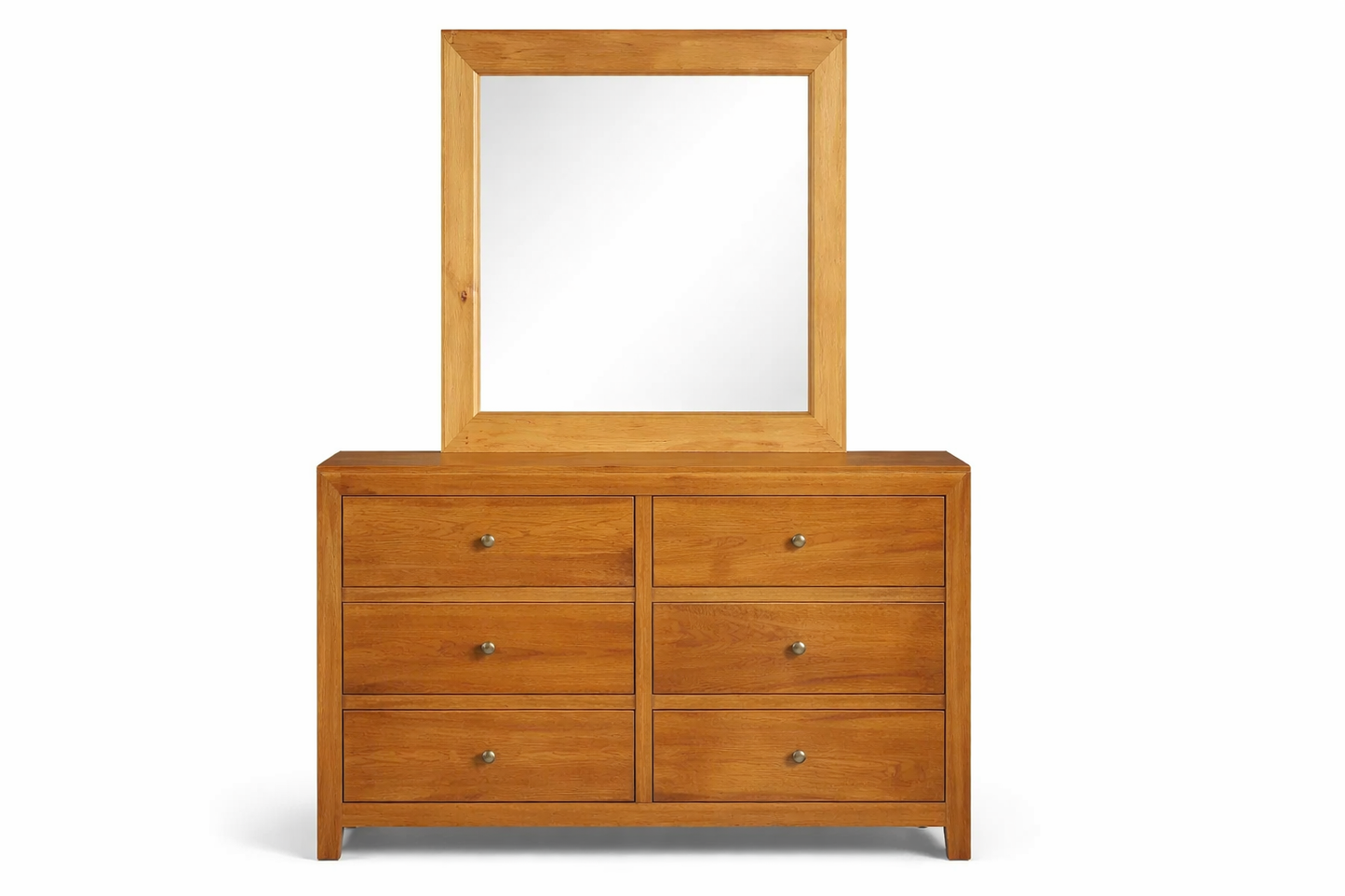 Chunky (ASSORTED COLOURS) 6 Drawer Dressing Table - Assorted Colours