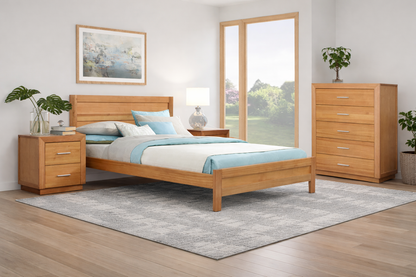 Double Alameda Timber Bed - As Pictured