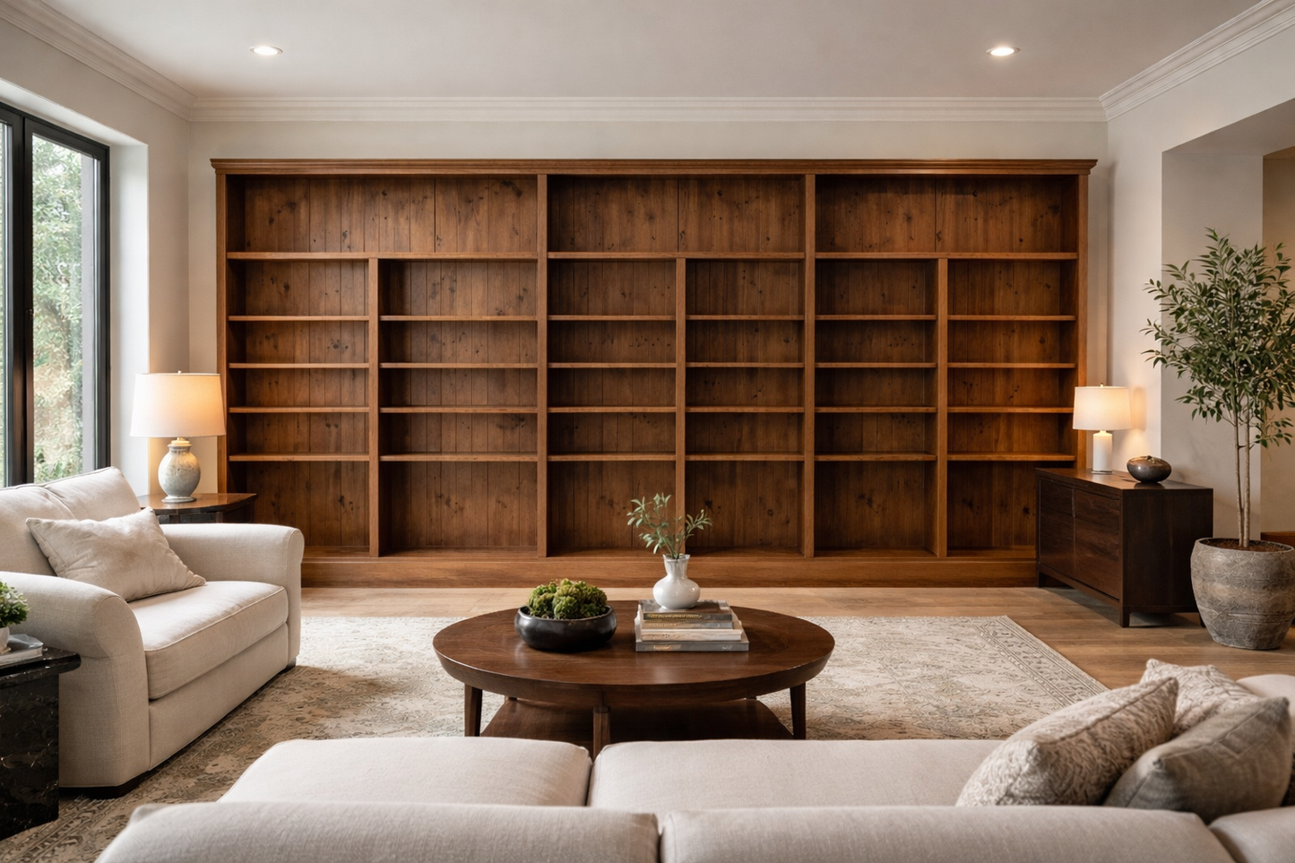 Nolan (AUSSIE MADE) Highline Bookcase Collection - Assorted Stained Colours