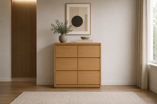 Jackie (AUSSIE MADE) Tallboy With Floating Base Collection - Tassie Oak Combination - Assorted Stained Colours