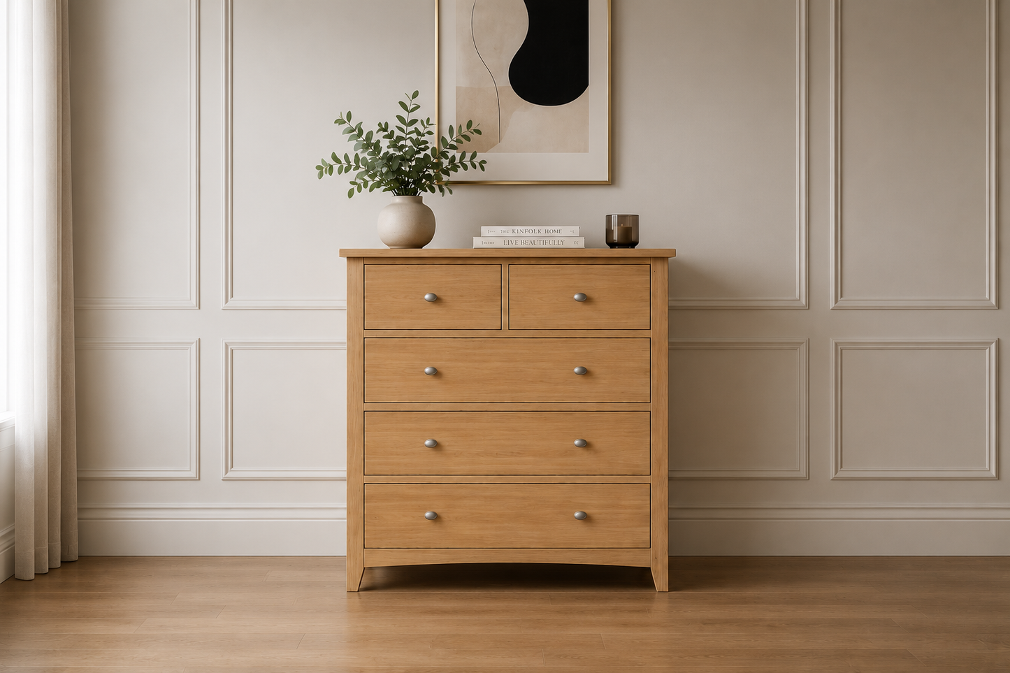 Elegance (AUSSIE MADE) Tallboy Collection - Tassie Oak Combination - Assorted Stained Colours