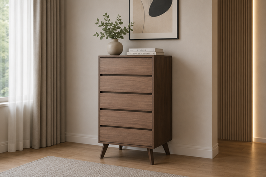 Koko (AUSSIE MADE) Tallboy Collection - Tassie Oak Combination - Assorted Stained Colours
