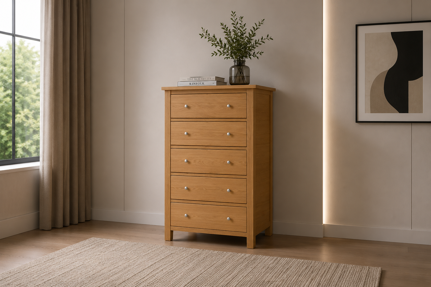 Jasper (AUSSIE MADE) Tallboy Collection - Tassie Oak Combination - Assorted Stained Colours