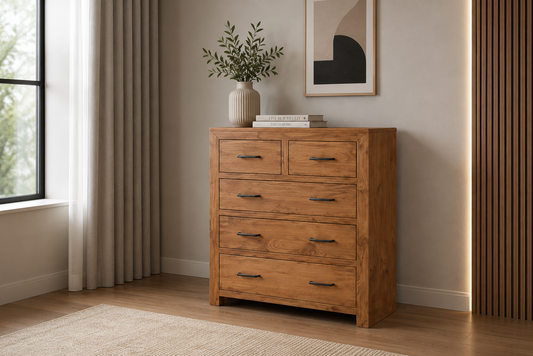 Bustin (AUSSIE MADE) Tallboy - Tassie Oak Combination - Assorted Colours