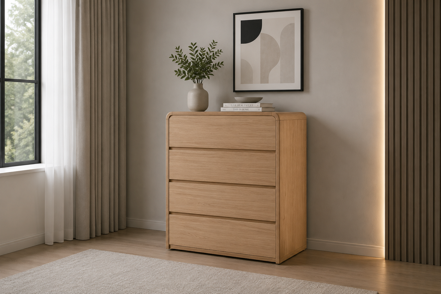 Andre (AUSSIE MADE) Tallboy Collection - Tassie Oak Combination - Assorted Stained Colours