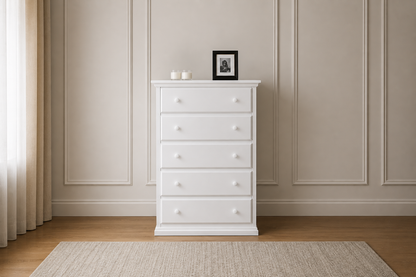 Anniston (AUSSIE MADE) 5 Drawer Tallboy - Assorted Painted Colours