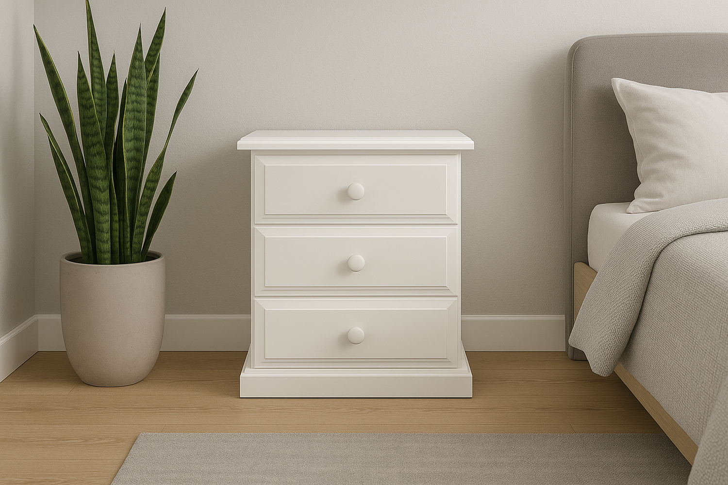 York (AUSSIE MADE) Bedside Table Collection - Assorted Painted Colours