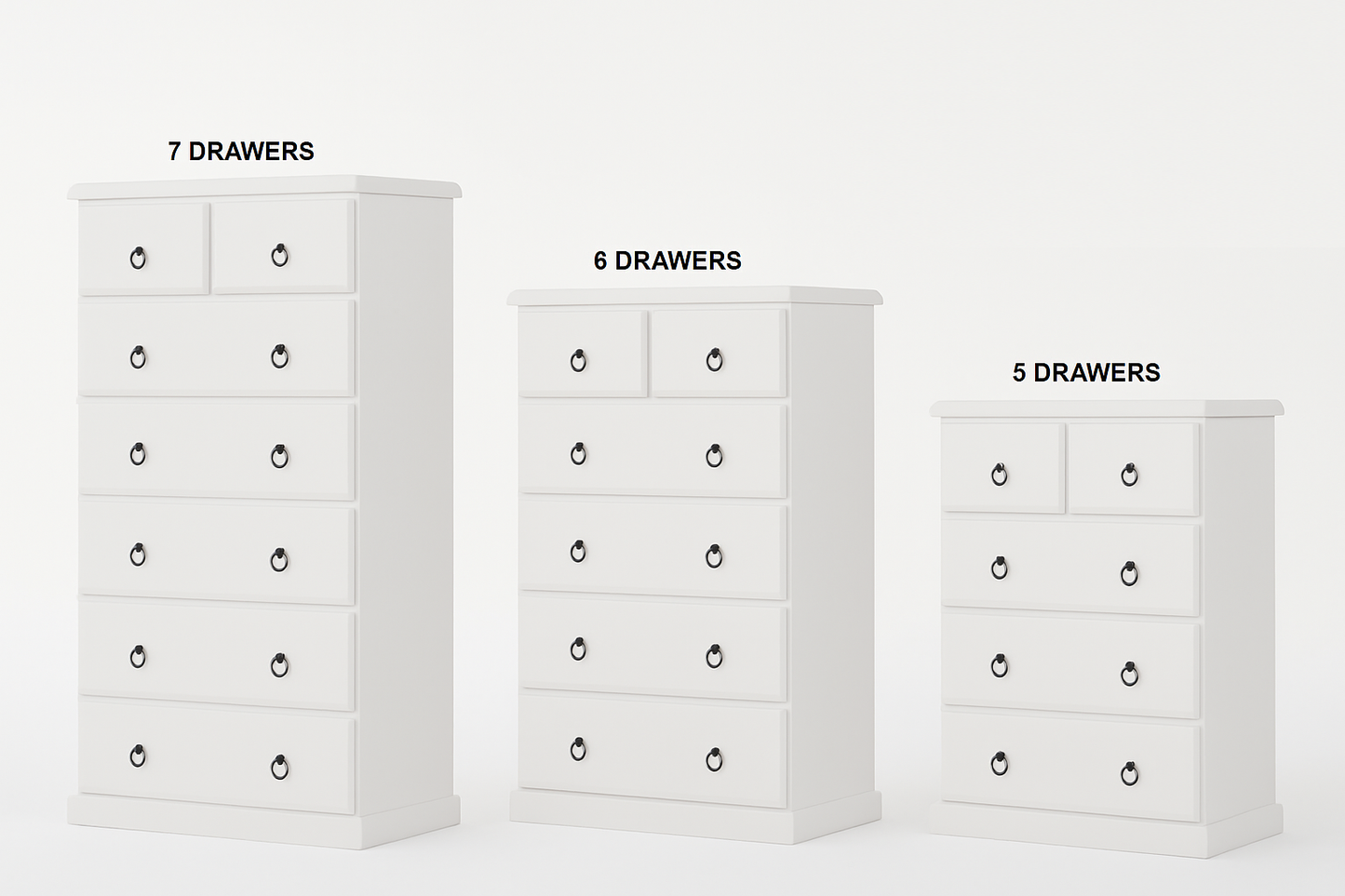 CARRINGTON (AUSSIE MADE) TALLBOY COLLECTION - ASSORTED PAINTED COLOURS - STARTING FROM $