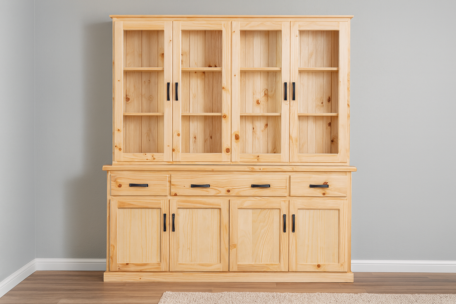 Tommy (AUSSIE MADE) Buffet And Hutch Collection - Assorted Stained Colours