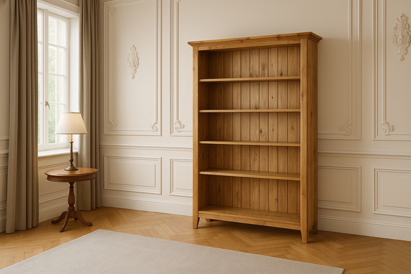 CHUNKY (AUSSIE MADE) HIGHLINE BOOKCASE COLLECTION - ASSORTED STAINED COLOURS - STARTING FROM $799