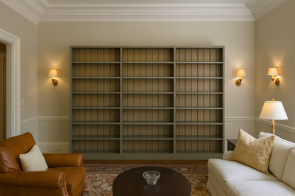 CUBE (AUSSIE MADE) BOOKCASE - 2100(H) X 3600(W) - 3 SECTIONS (PIGEON PAIRED)- ASSORTED COLOURS