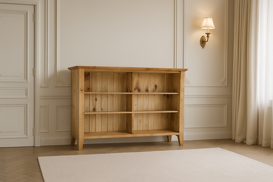 Chunky (AUSSIE MADE) Lowline Bookcase Collection - Assorted Stained Colours