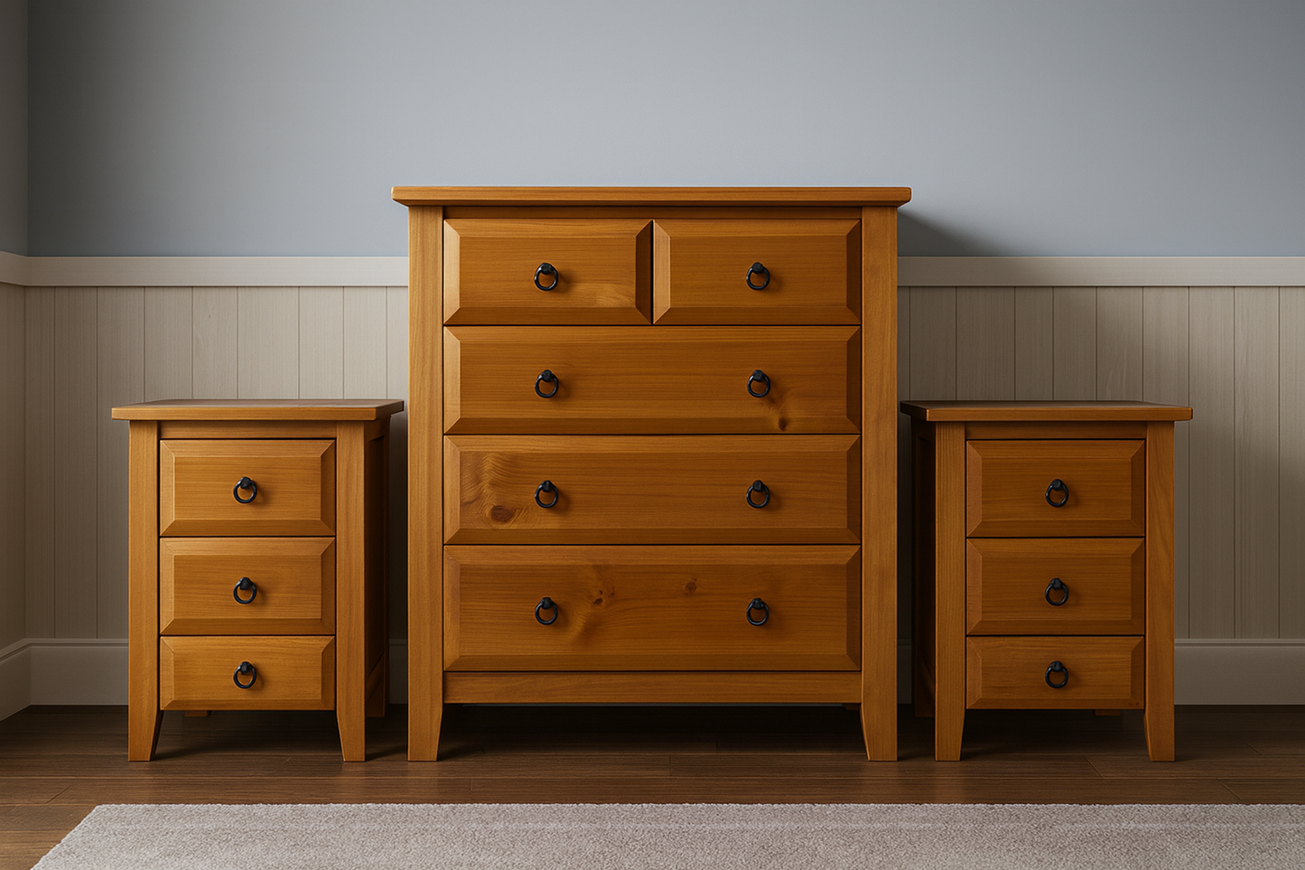 MANILLA (AUSSIE MADE) 3 PIECE CHEST SET (6+3+3) - ASSORTED COLOURS