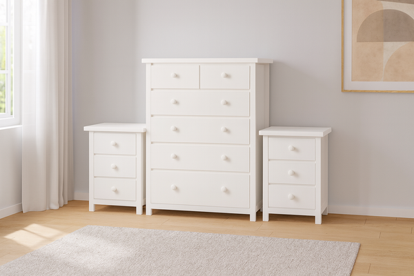 FEDERATION (AUSSIE MADE) DELUXE 3 PIECE CHEST SET (6+3+3) - ASSORTED PAINTED COLOURS