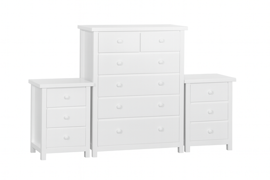 Federation 3 Piece Chest Set - White
