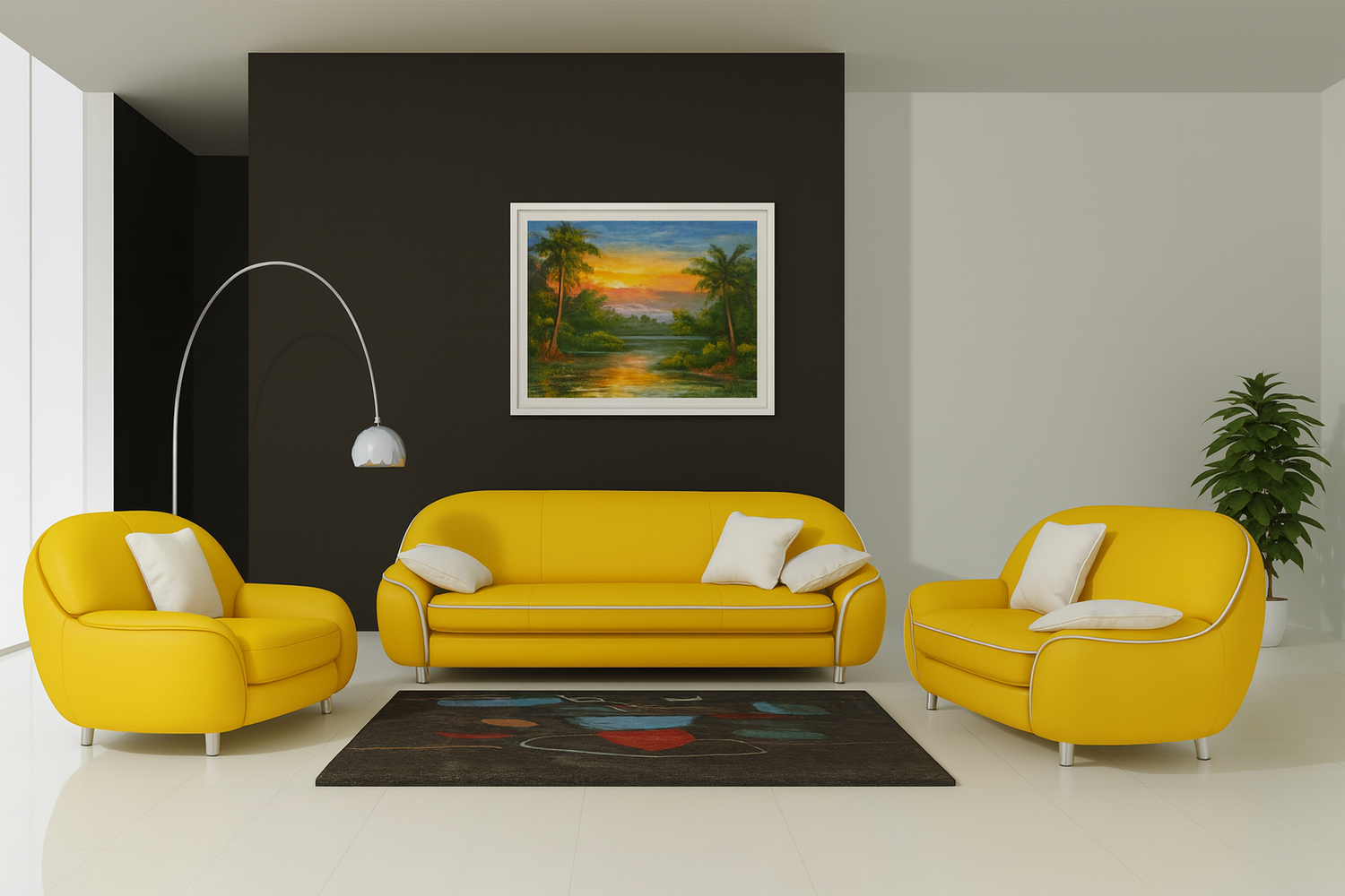 Mersey (F3013) 3 Seater + 2 Seater + 1 Seater Lounge - Choice Of Leather And Assorted Colours Available