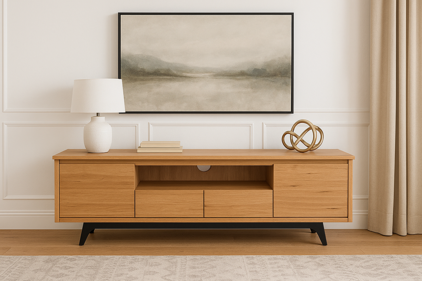 SHARPER TV ENTERTAINEMNT UNIT - 2100(W) -  AS PICTURED