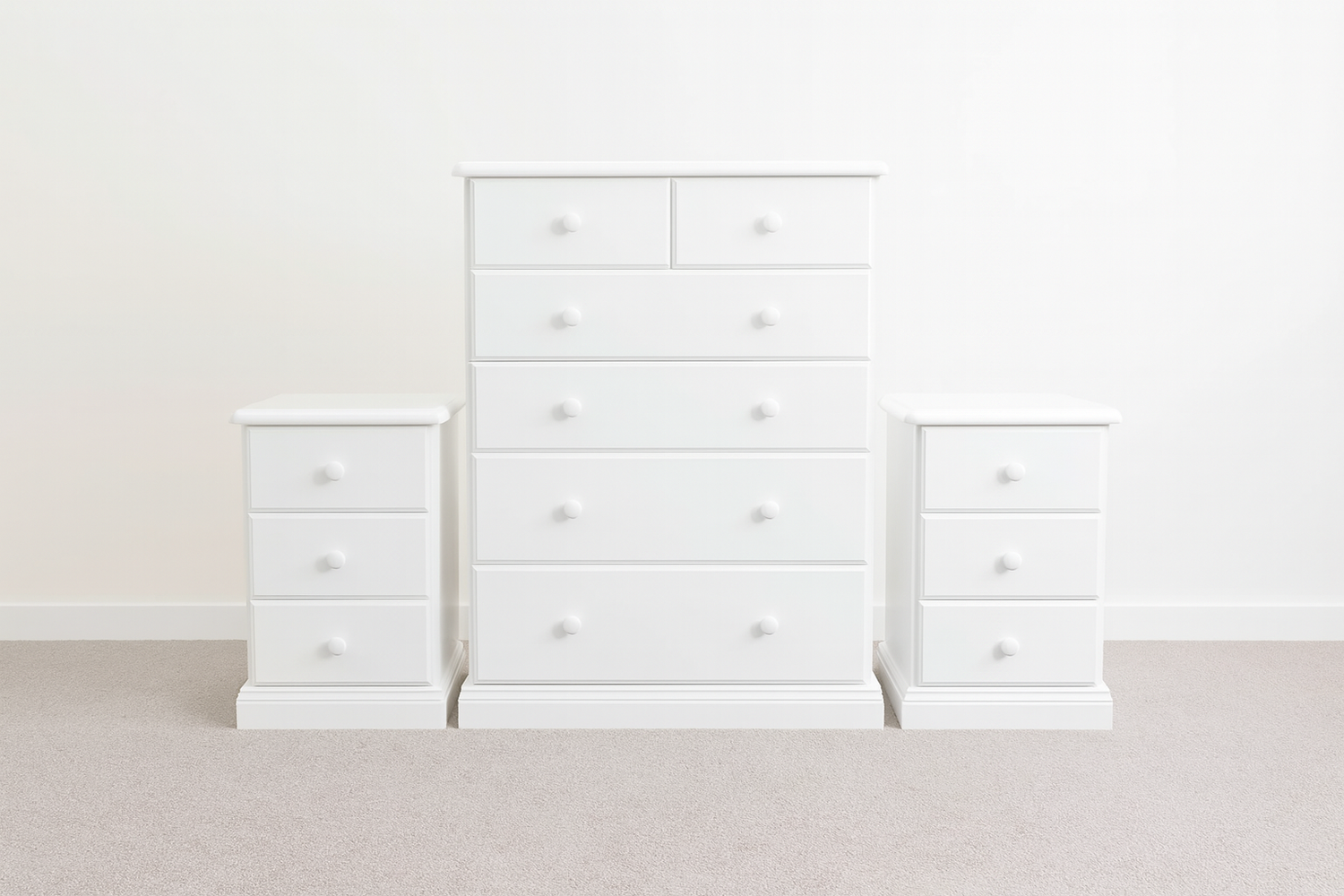Sierra (AUSSIE MADE) 3 Piece Chest Set(6+3+3) - Assorted Painted Colours