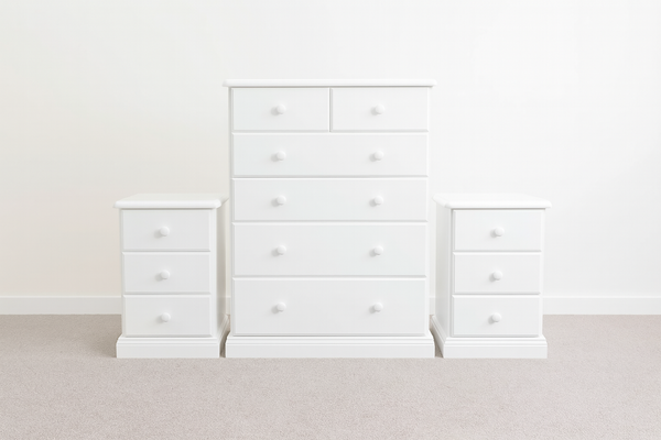 SIERRA (AUSSIE MADE) 3 PIECE CHEST SET(6+3+3) - ASSORTED PAINTED COLOURS