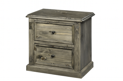 LEGIONS QUEEN OR DOUBLE 5 PIECE (DRESSER) BEDROOM SUITE - GREYWASH
