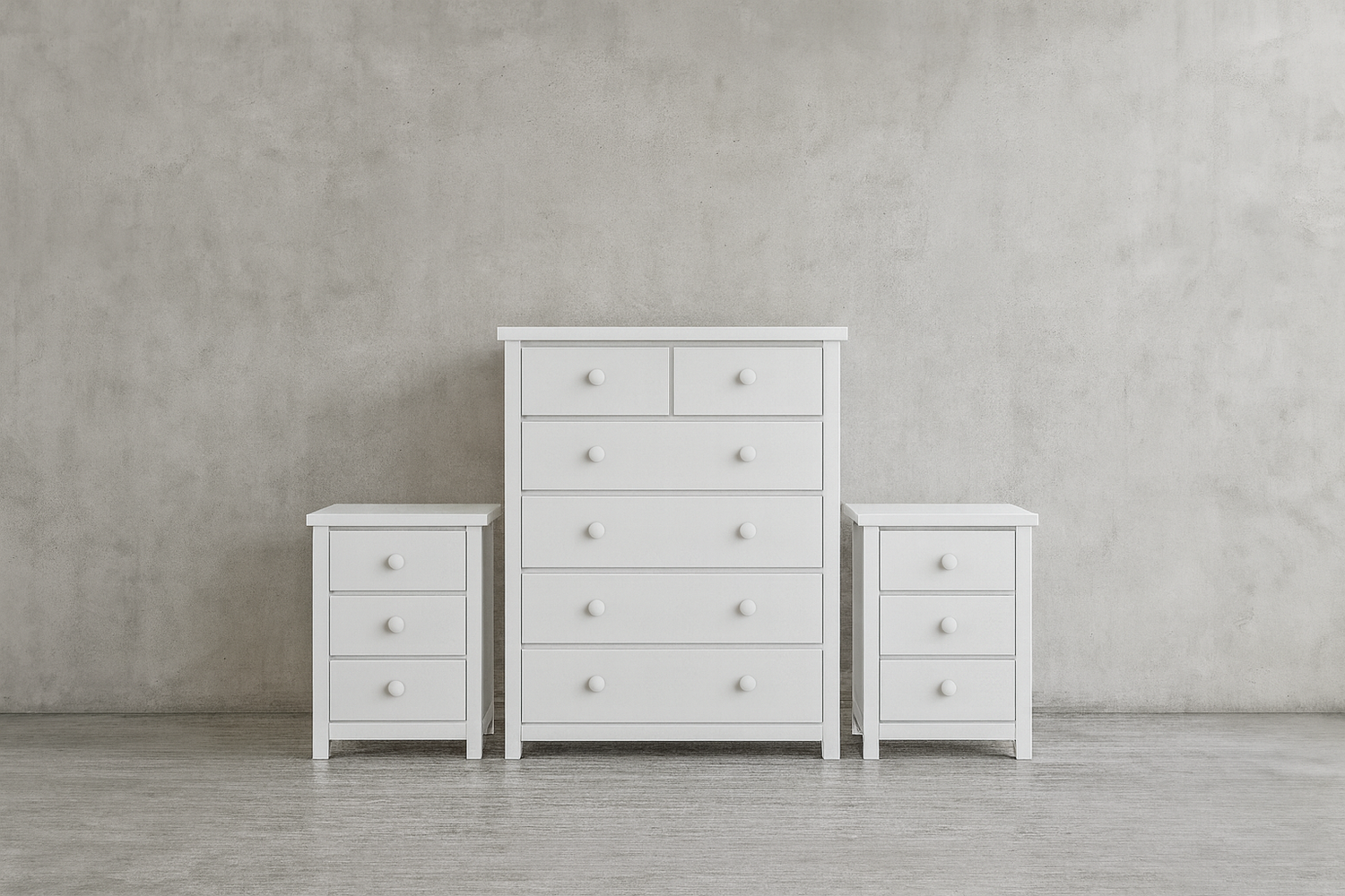 Federation (AUSSIE MADE) 3 Piece Chest Set (6+3+3) - Assorted Painted Colours
