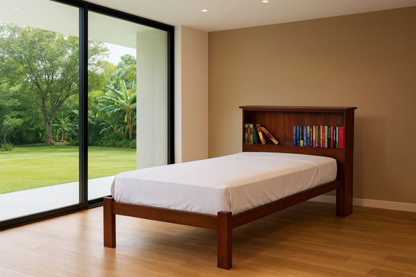 SINGLE (AUSSIE MADE) BOOKEND BED - ASSORTED COLOURS