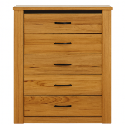 GARDNER  5 DRAWER TALLBOY - AS PICTURED
