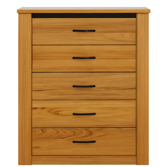 Gardner 5 Drawer Tallboy - As Pictured