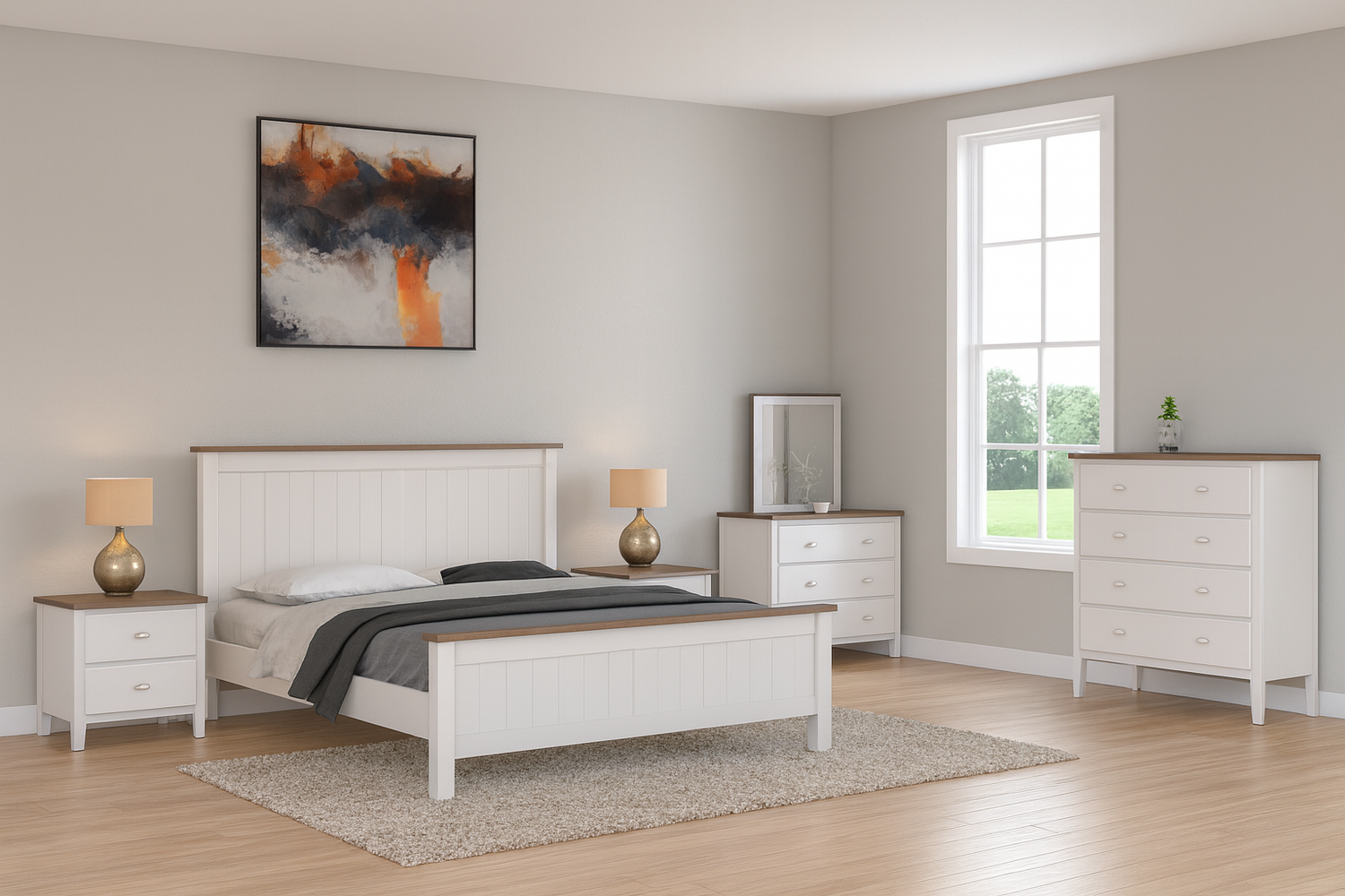Single Wendell (CUSTOM MADE) Bed - Assorted Colours