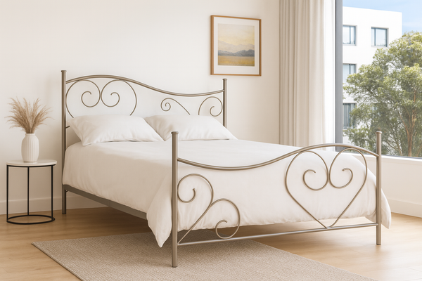 KING SINGLE VALENTINE (AUSSIE MADE) BED - ASSORTED COLOURS