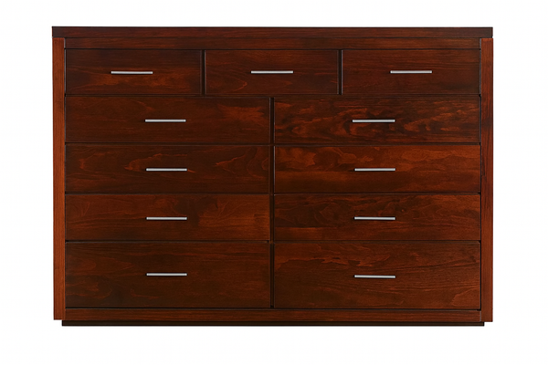 NARRABEEN (AUSSIE MADE) 11 DRAWER TOP SPLIT TALLBOY (NTR60511) - ASSORTED COLOURS