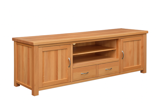 Austin (AUSSIE MADE) TV Lowline Unit - 590(H) X 1800(W) - Tassie Oak Combination - Assorted Colours
