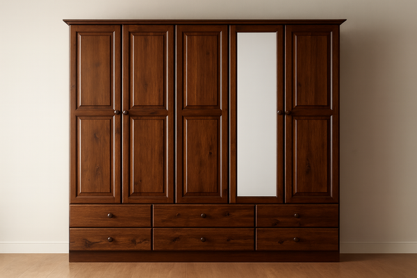 BENEDICT (AUSSIE MADE) MIRRORED WARDROBE COLLECTION - ASSORTED STAINED COLOURS - STARTING FROM $2999