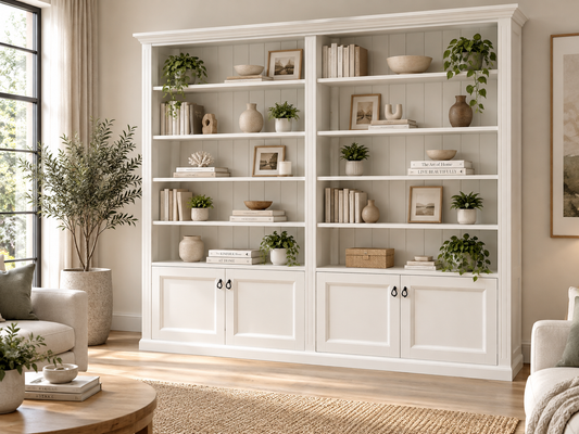 Bayside (AUSSIE MADE) 4 Door Library Unit Pigeon Paired (3 SECTIONS) Collection - Assorted Painted Colours