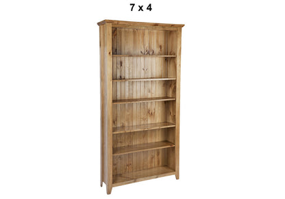 CHUNKY (AUSSIE MADE) HIGHLINE BOOKCASE COLLECTION - ASSORTED STAINED COLOURS