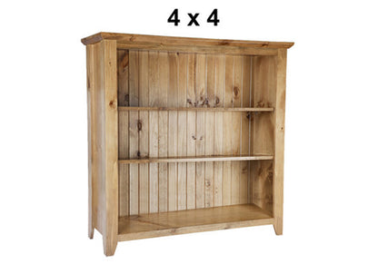 CHUNKY (AUSSIE MADE) LOWLINE BOOKCASE COLLECTION - ASSORTED STAINED COLOURS - STARTING FROM $449