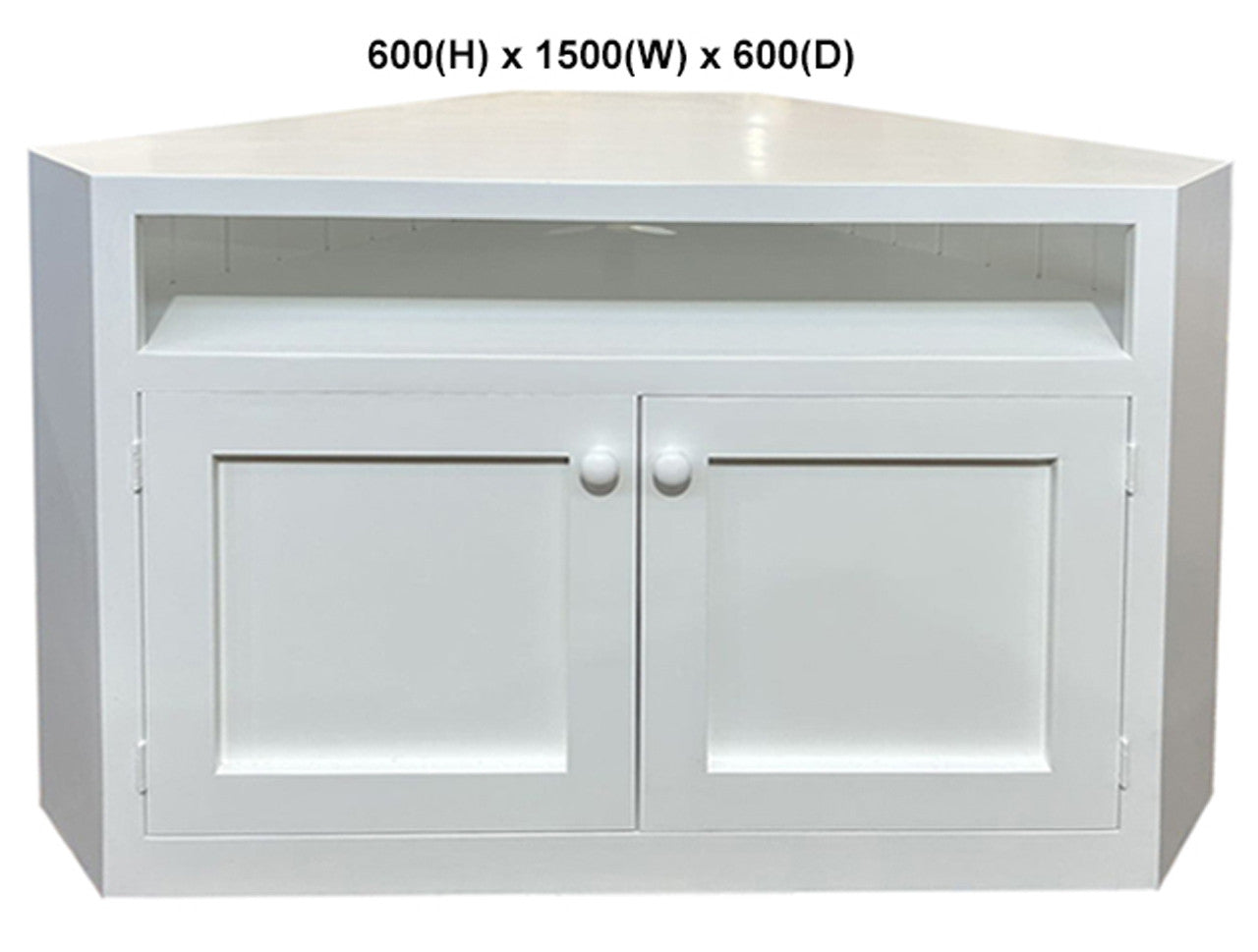 CLAUDE (AUSSIE MADE) CORNER TV STAND COLLECTION  - ASSORTED PAINTED COLOURS - STARTING FROM $799