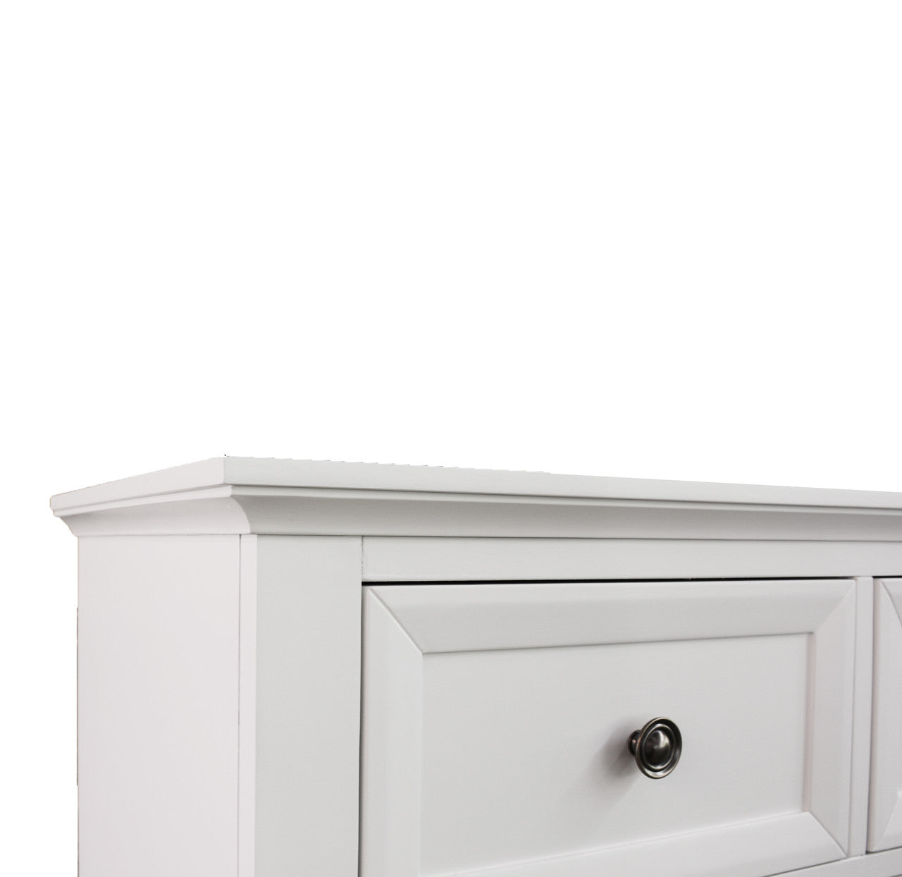 KING AUSTIN 4 PIECE (TALLBOY) BEDROOM SUITE - WHITE
