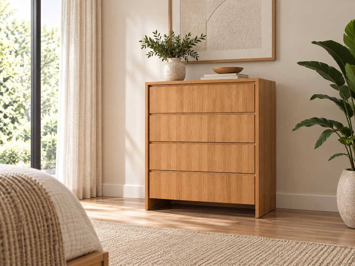 Ember (Aussie Made) 4 Drawer Tallboy