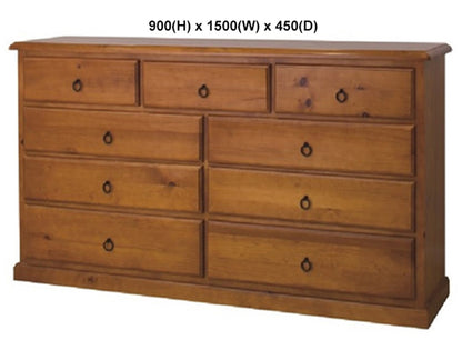CRONULLA (AUSSIE MADE) LOWBOY COLLECTION - ASSORTED STAINED COLOURS - STARTING FROM $1299
