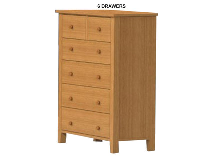 CRONULLA (AUSSIE MADE) TALLBOY COLLECTION - TASSIE OAK COMBINATION - ASSORTED STAINED COLOURS - STARTING FROM $1399