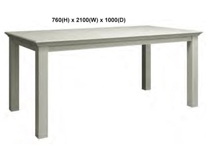 DELAN (AUSSIE MADE) DINING TABLE COLLECTION - ASSORTED PAINTED COLOURS - STARTING FROM $799