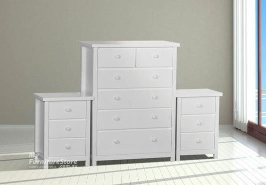 FEDERATION (AUSSIE MADE) 3 PIECE CHEST SET (6+3+3) - ASSORTED PAINTED COLOURS