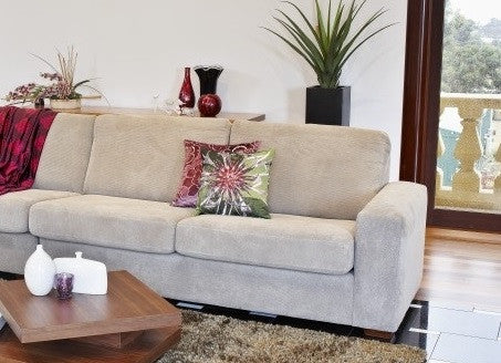 NEWTON / HOLLYWOOD / LUCIA (AUSSIE MADE) 2.5 SEATER SOFA BED WITH INNERSPRING MATTRESS - ASSORTED COLOURS