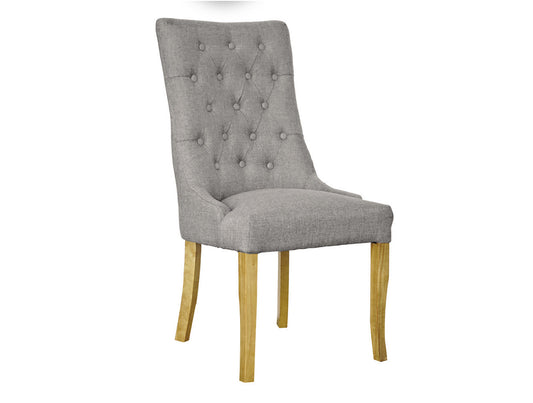 DORNA FABRIC DINING CHAIR - AS PICTURED